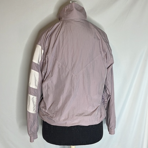 Adidas retro windbreaker jacket in lavender - Picture 8 of 9